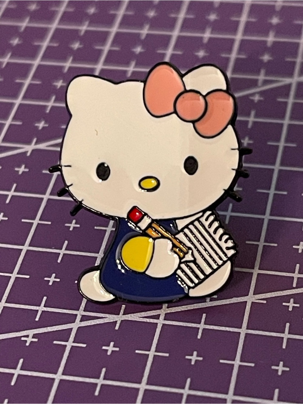 Hello Kitty, Teacher or Student enamel Pin, New